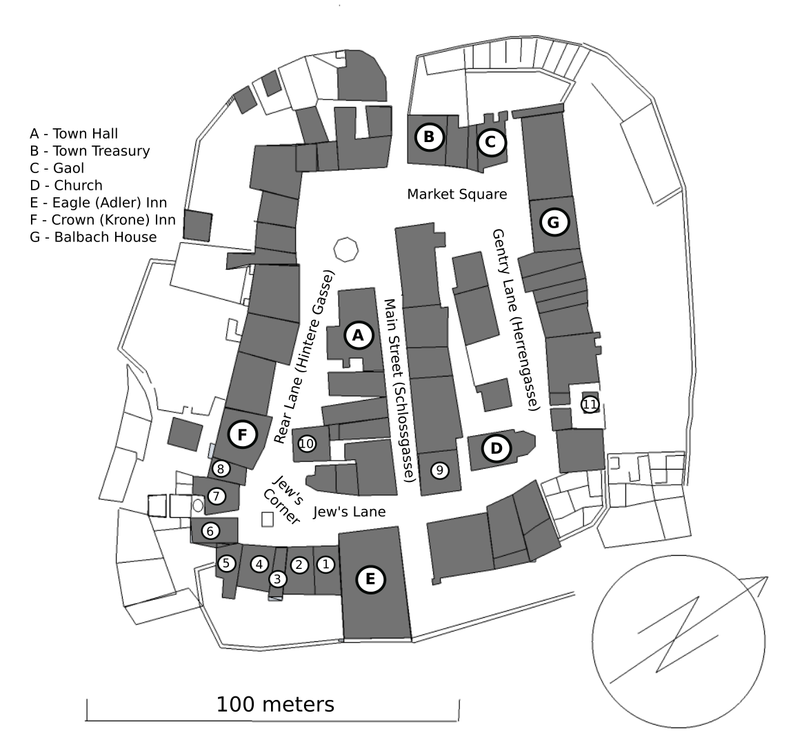 detailed town map